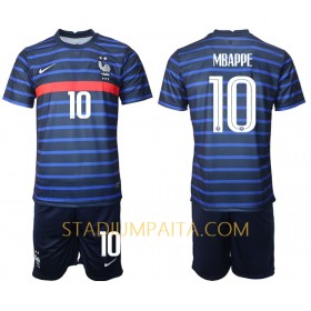 Virallinen pelipaita Ranska Kylian Mbappé 10 Koti EURO 2020 Lyhythihainen - Lasten( + Lyhyet housut )